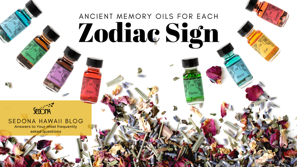 Ancient Memory Oils for Each Sign of the Zodiac