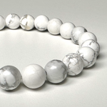 Howlite 7.5-8.5mm Bracelet