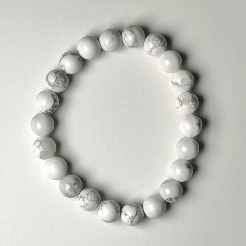 Howlite 7.5-8.5mm Bracelet