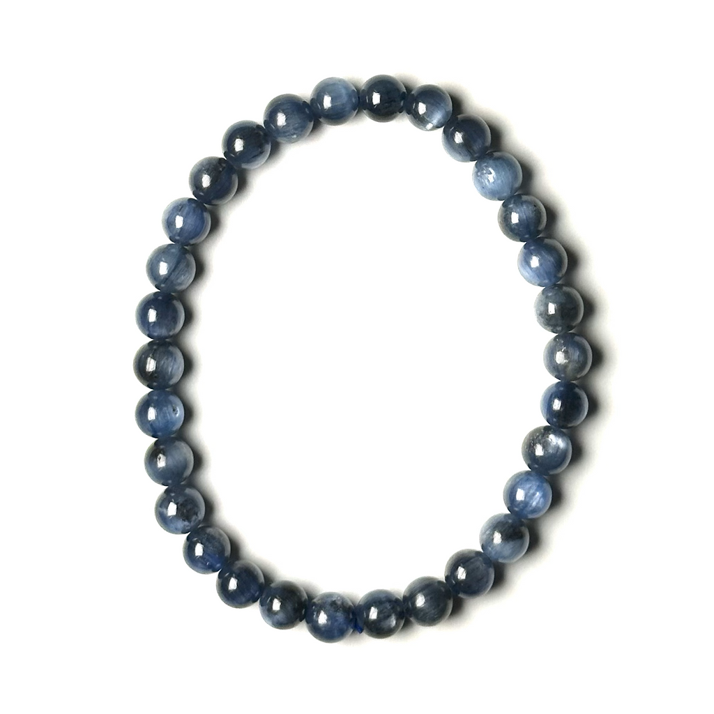 Kyanite (Blue-Black) 5.5-6.5mm Bracelet