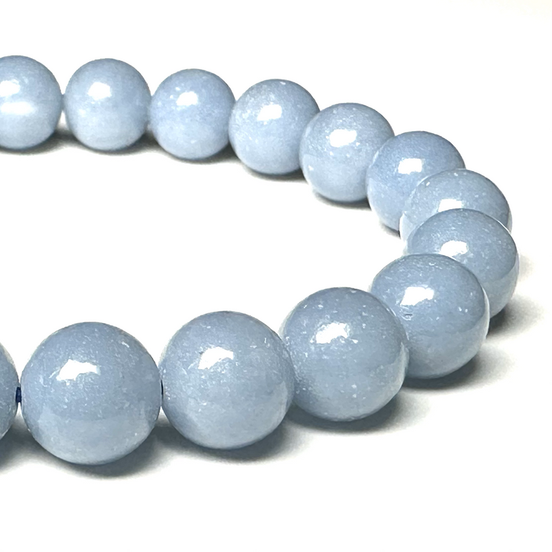 Angelite 7.5-8.5mm Bracelet