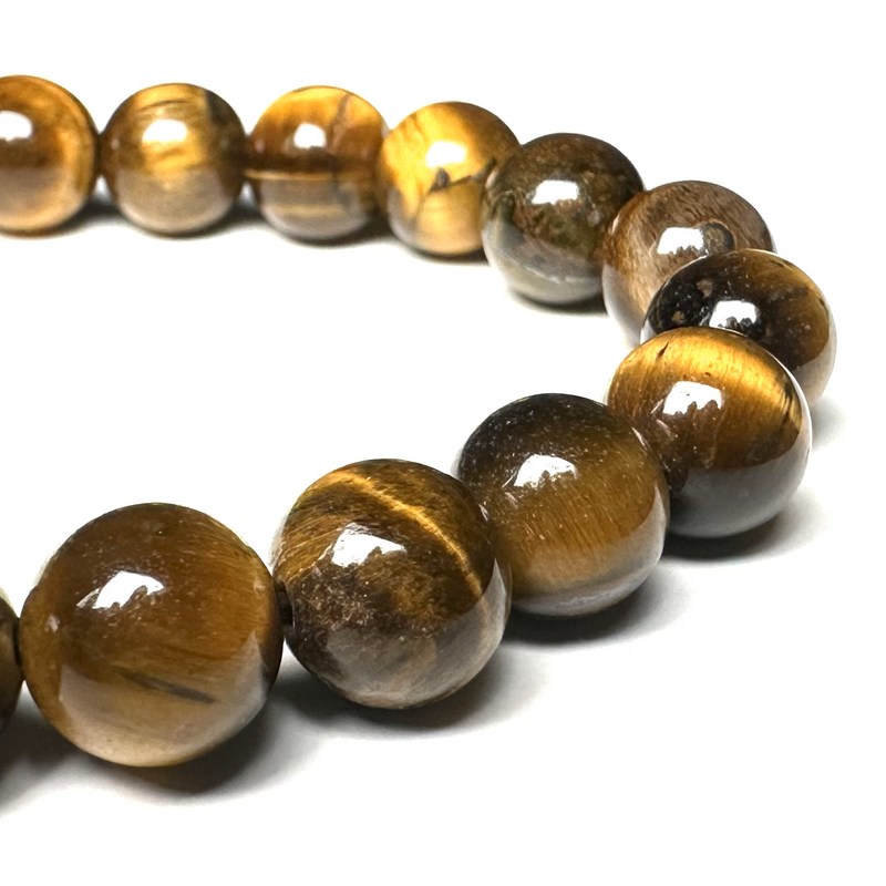 Tiger's Eye (Gold) 7.5-8.5mm Bracelet