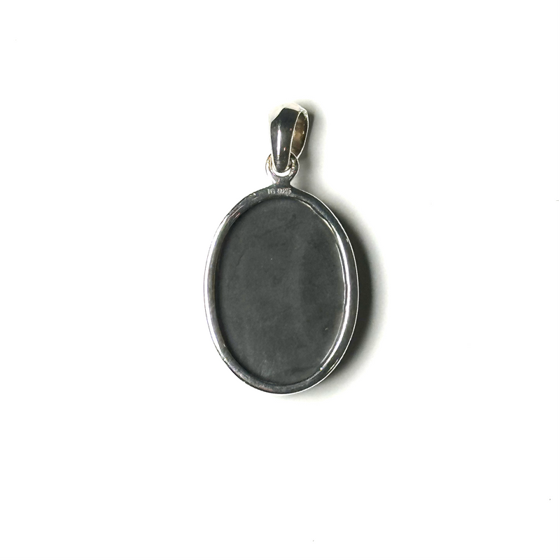 Hematite Sterling Silver Pendant B