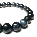 Tiger's Eye (Blue - Color Enhanced) 7.5-8.5mm Bracelet