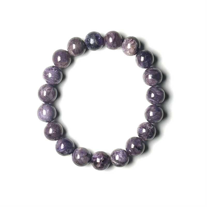 Charoite 10-10.5mm Bead Bracelet