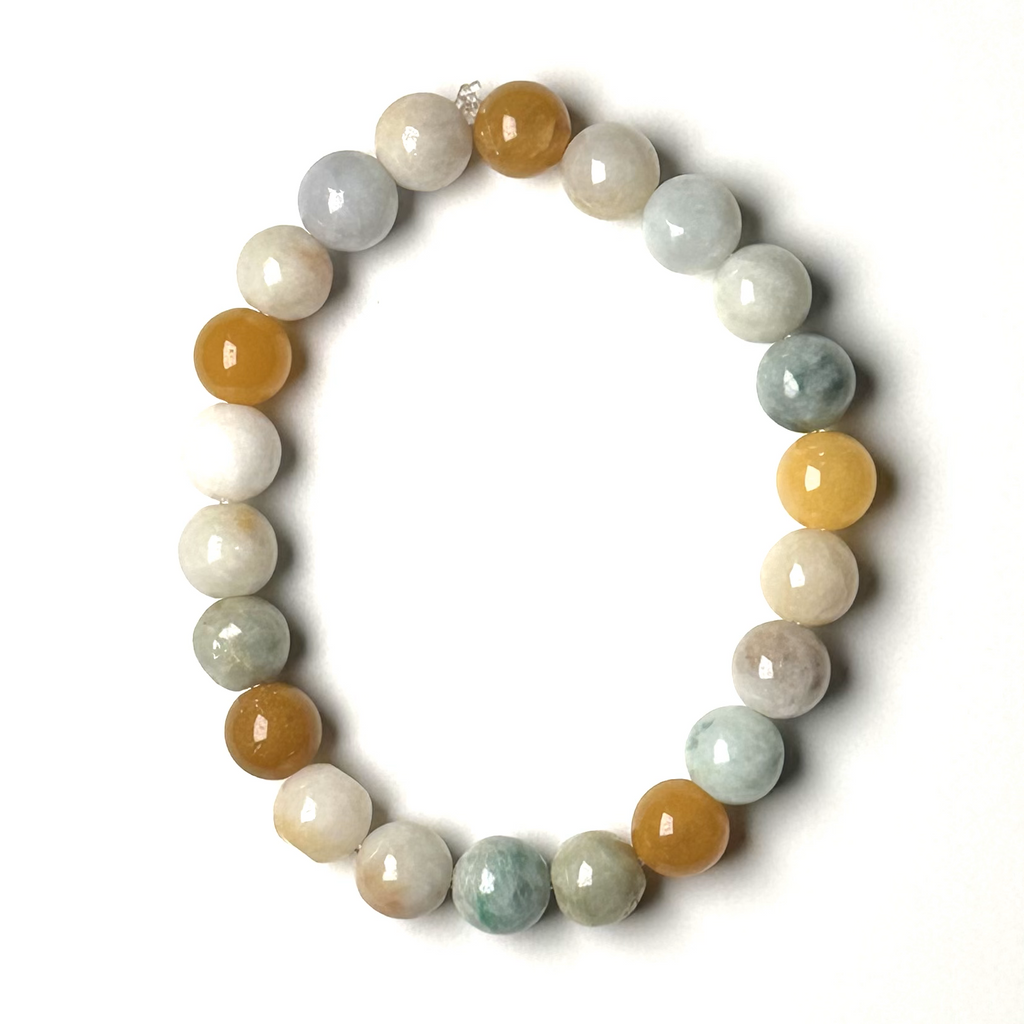 Jade (Burmese-Multi) 7.5-8mm Bracelet