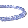 Tanzanite Sterling Silver 4mm Faceted Bracelet