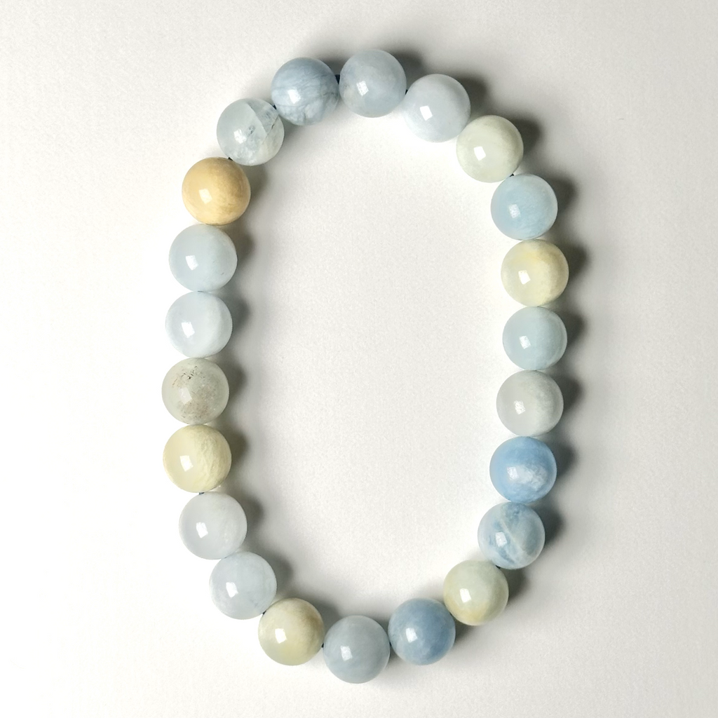 Aquamarine Heliodor 8-8.5mm Bracelet