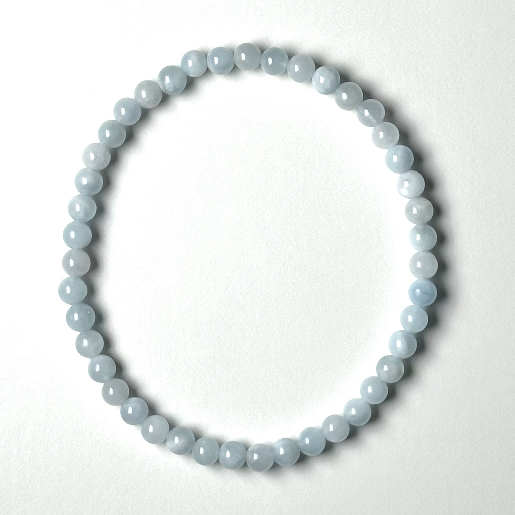 Aquamarine (Opaque) 4mm Bracelet