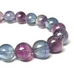 Fluorite (High-Grade) 9mm Bead Bracelet