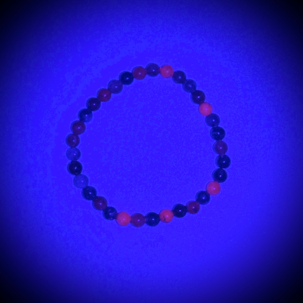 Ruby/Sapphire 5-6mm Bead Bracelet