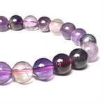 Amethyst (Mixed) 7.5-8mm Bracelet