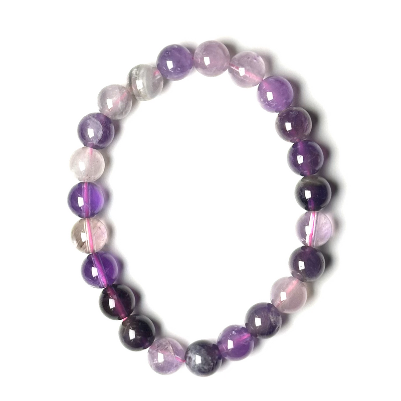 Amethyst (Mixed) 7.5-8mm Bracelet