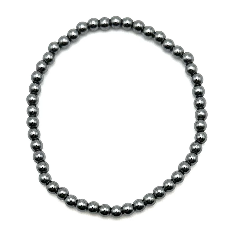 Hematite 4mm Bracelet