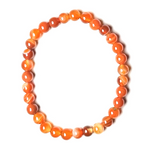 Carnelian (Banded) 5.5-6.5mm Bracelet