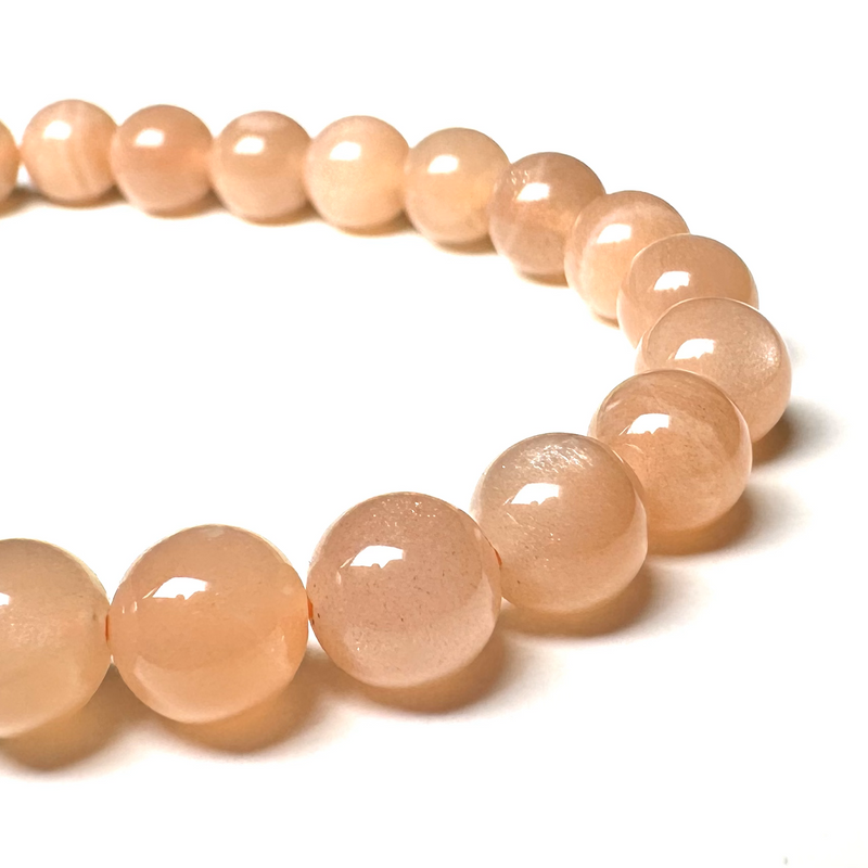 Moonstone (Peach) 6.5-7mm Bracelet