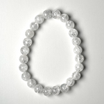 Quartz (Fire & Ice) 8mm Bead Bracelet