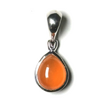 Carnelian *Sterling Silver Pendant A