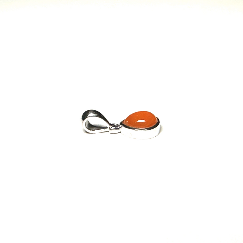 Carnelian *Sterling Silver Pendant A