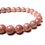 Rhodonite A+ 8-8.5mm Bead Bracelet