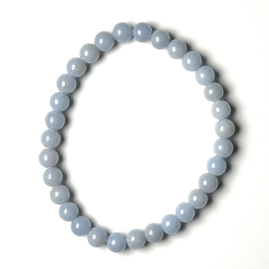 Angelite 6mm Bracelet