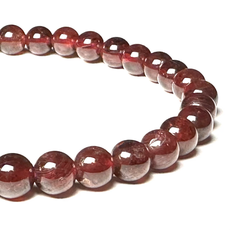 Garnet 6mm Bracelet