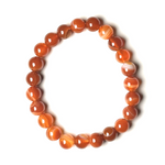 Carnelian (Banded) 7.5-8mm Bracelet