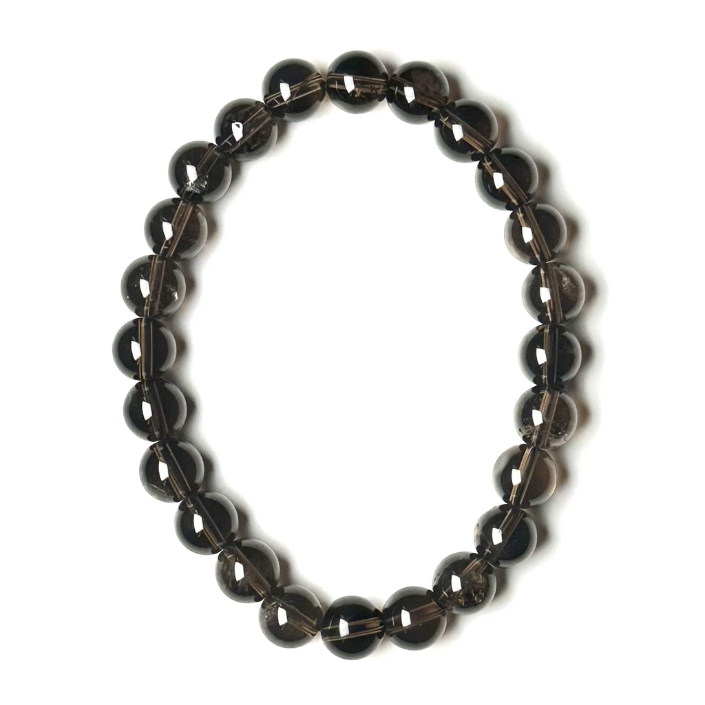 Smoky Quartz 7.5-8.5mm Bracelet