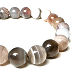 Agate (Banded) 7.5-8mm Bead Bracelet