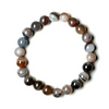 Agate (Banded) 7.5-8mm Bead Bracelet