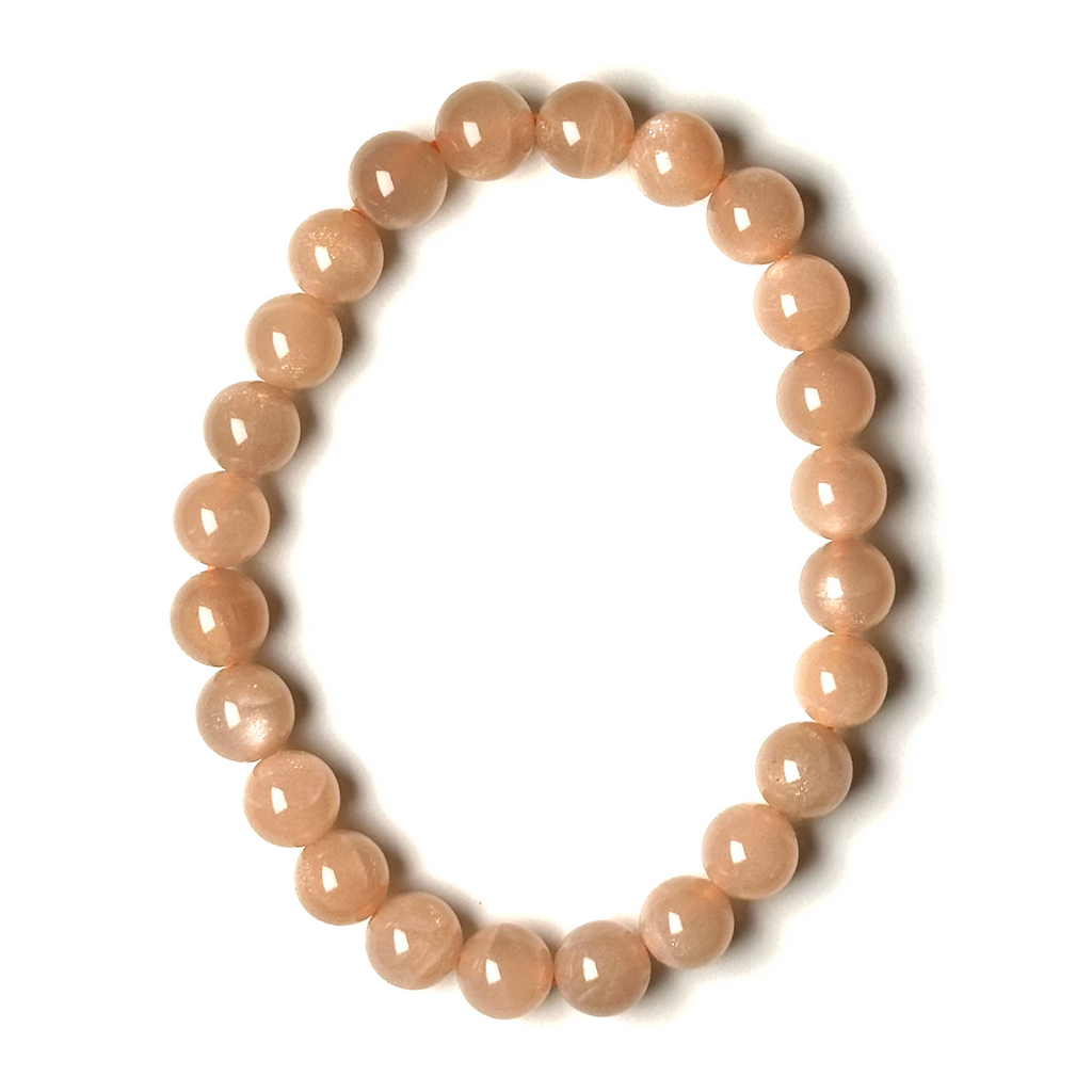 Moonstone (Peach) 7-8mm Bracelet