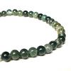 Agate (Moss) 4mm Bead Bracelet