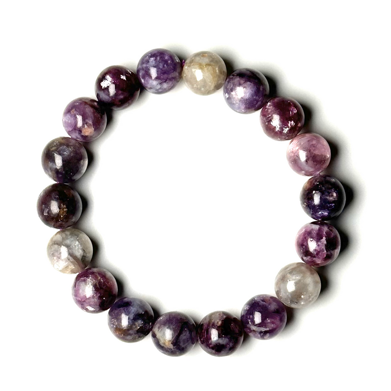 Lepidolite Mica 11-11.5mm Bracelet