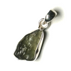 Moldavite Natural Sterling Silver Pendant G