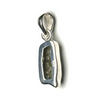 Moldavite Natural Sterling Silver Pendant I