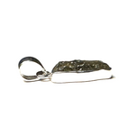 Moldavite Natural Sterling Silver Pendant I