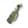 Moldavite Natural Sterling Silver Pendant J