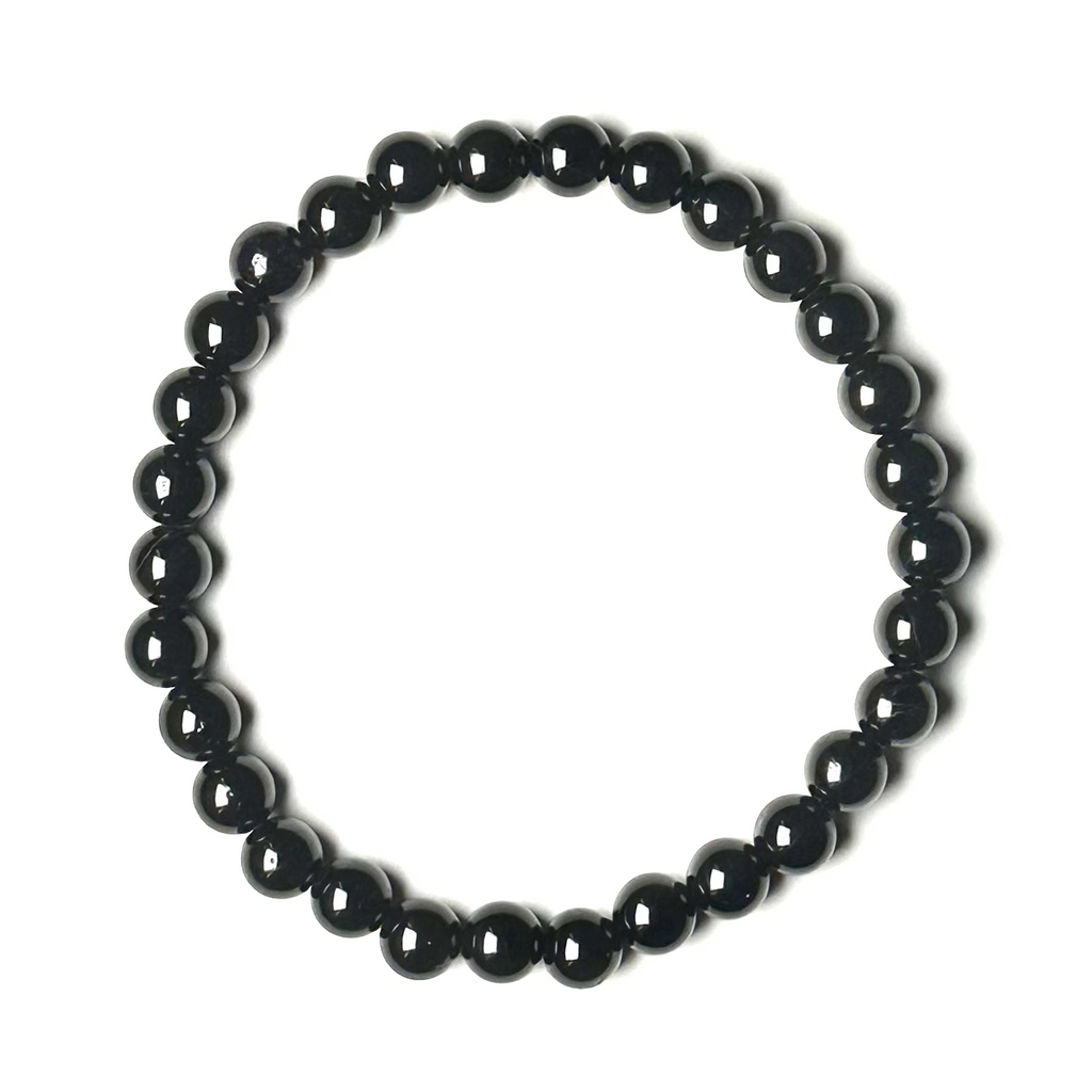 Tourmaline (Black) 6mm Bead Bracelet