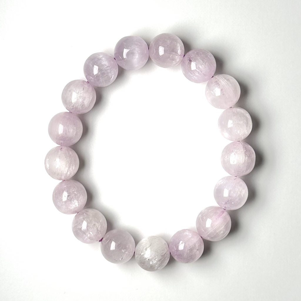 Kunzite A+ 12-12.5mm Bead Bracelet