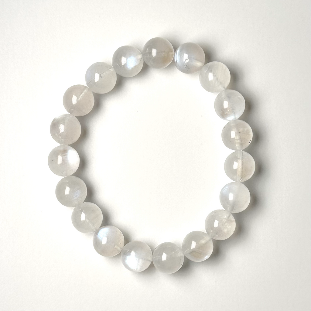 Moonstone (Rainbow) A+ 10-10.5mm Bracelet