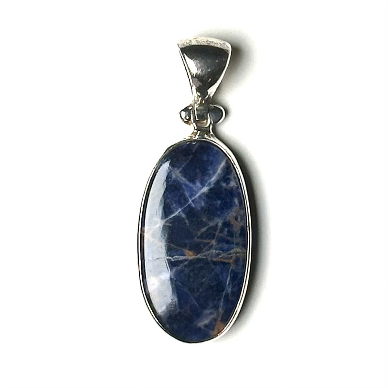 Sodalite Sterling Silver Pendant A