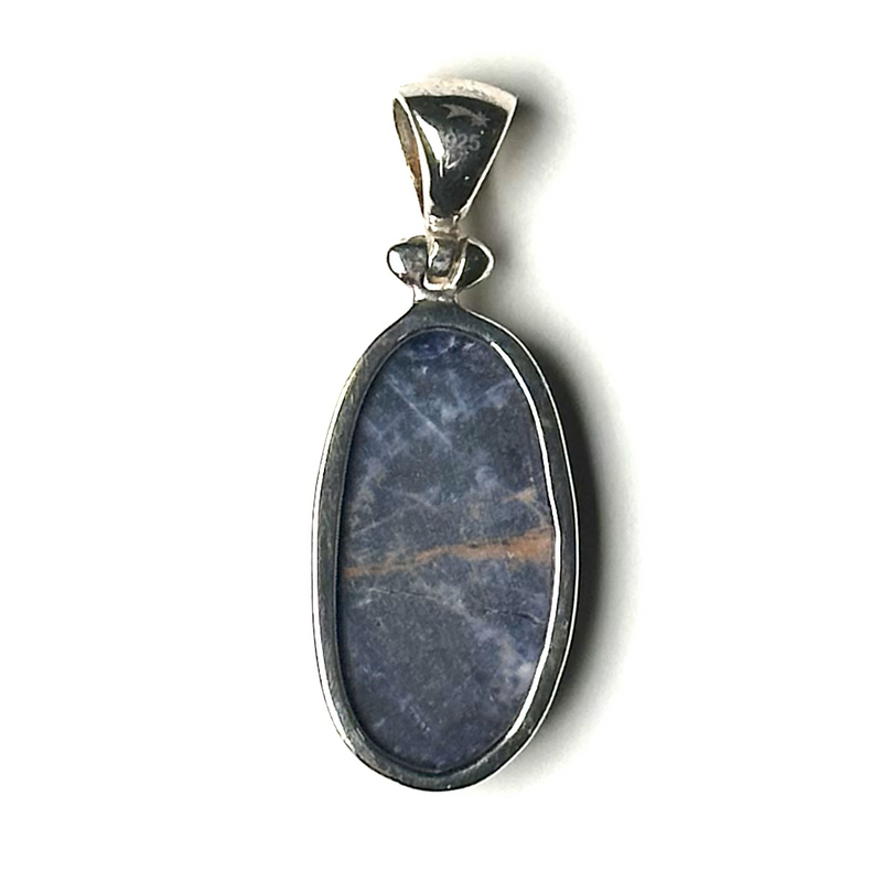 Sodalite Sterling Silver Pendant A