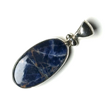 Sodalite Sterling Silver Pendant A