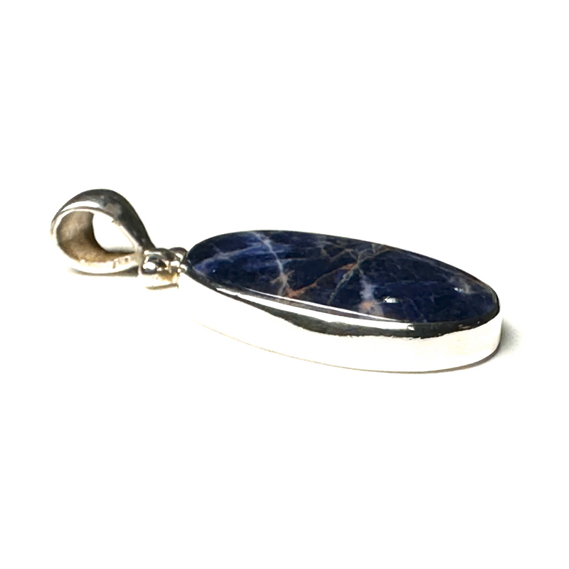 Sodalite Sterling Silver Pendant A