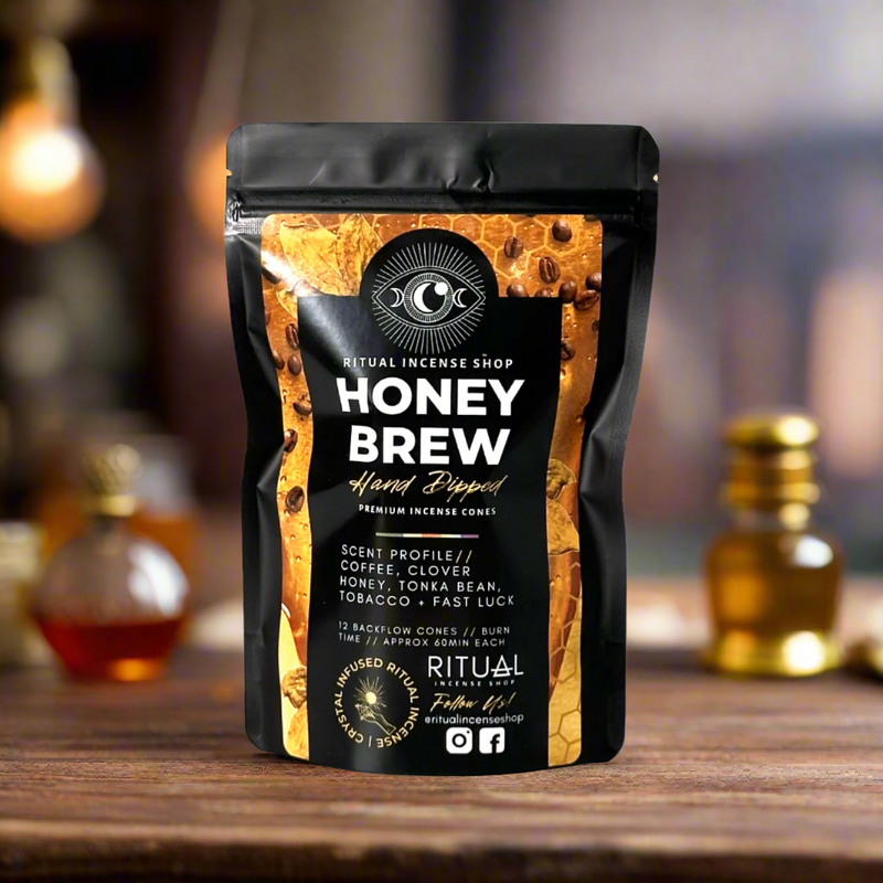 Honey Brew 2" B/F Cone Incense