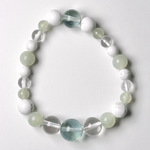 "Clarity and Calm" 6-12mm Bead Bracelet