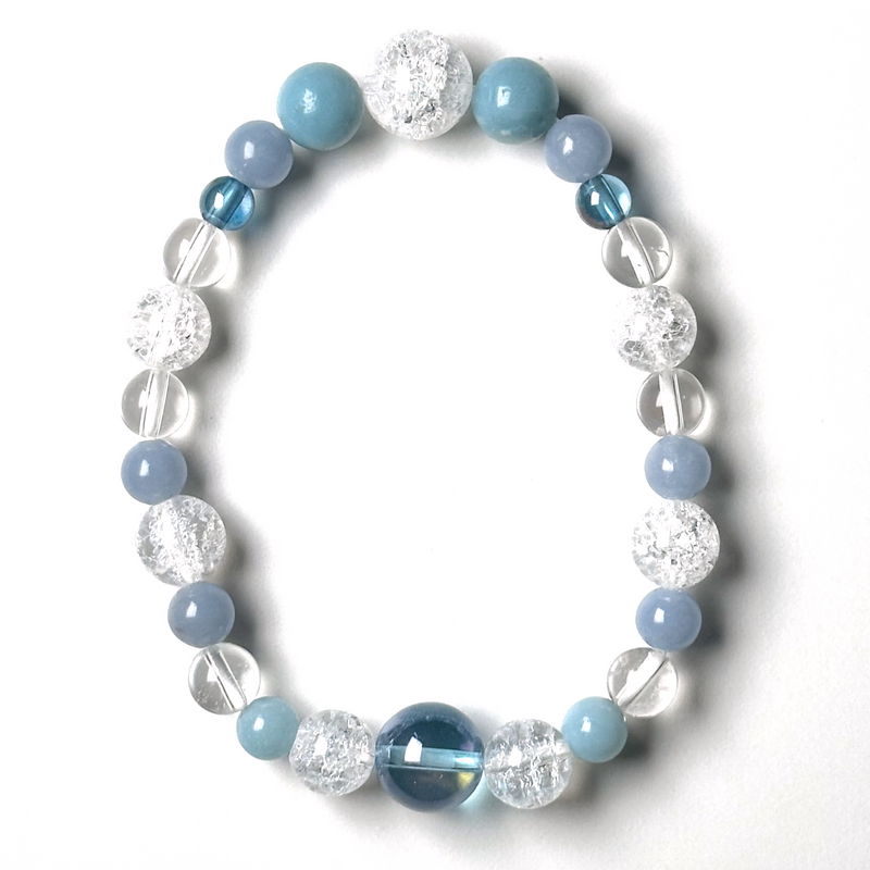 "Blue Sky Sanctuary" 6-12mm Bracelet