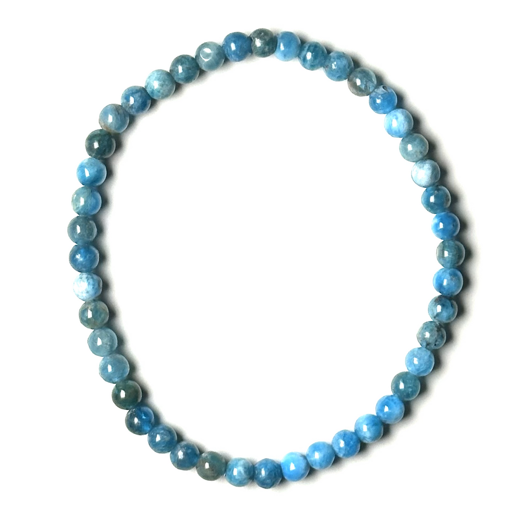 Apatite 4mm Bead Bracelet