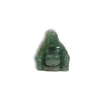 Laughing Buddha Aventurine Carving 1.75"