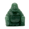 Laughing Buddha Aventurine Carving 1.75"